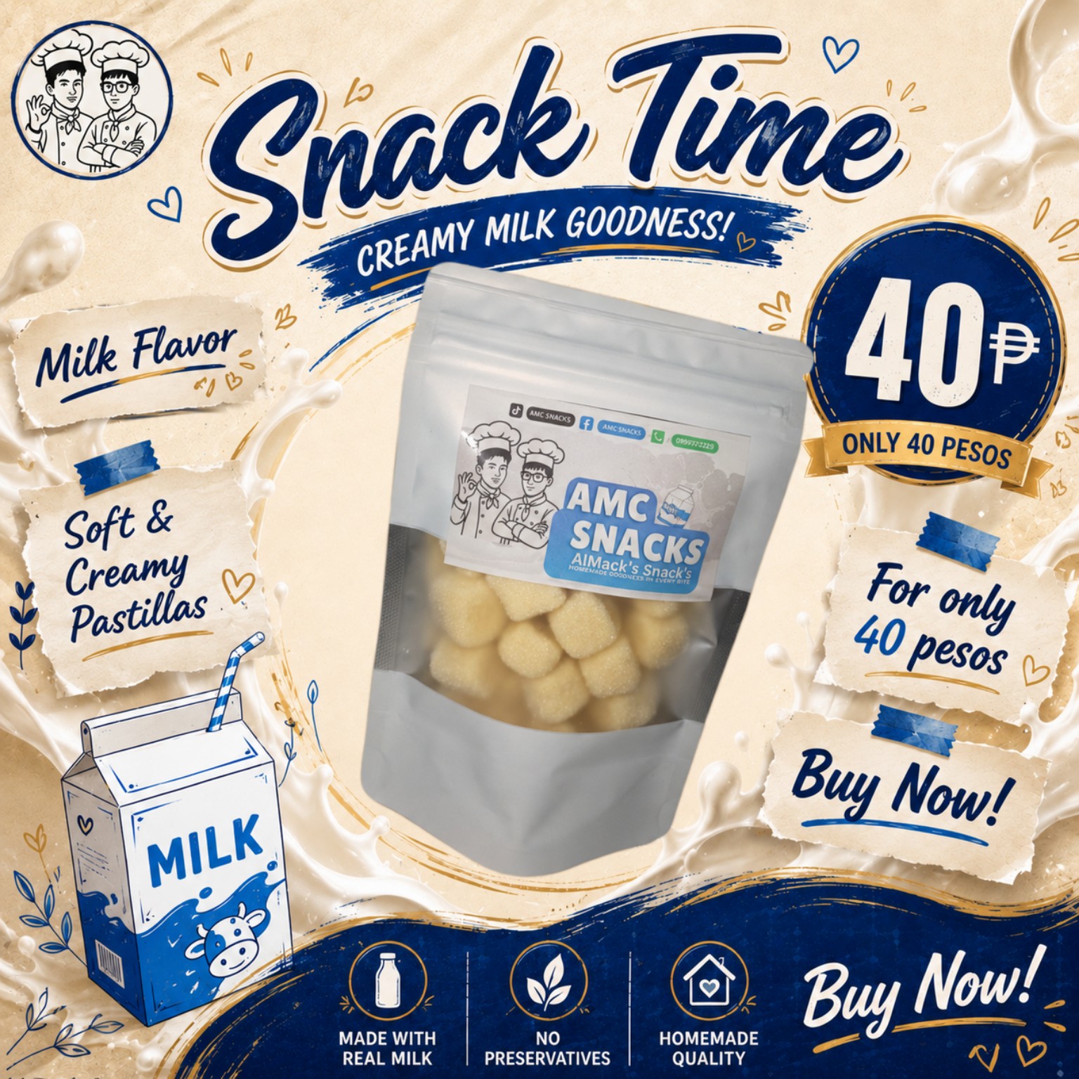 Milk Pastillas
